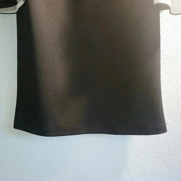 Shelby & Palmer Sheath Dress Size 8 Black and White Flare Sleeve Dressy Casual - Picture 3 of 12